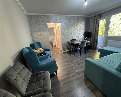 Apartament cu 3 camere , mobilat , utilat ,etaj1, Podu Ros , Iasi